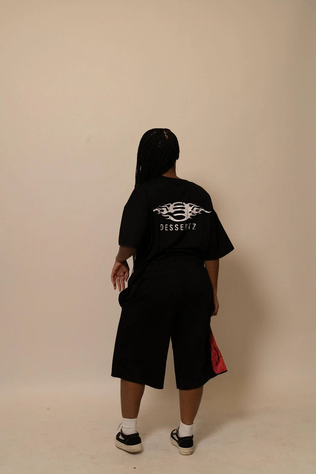Summer Collection — SUGAR FLAME TEE — BLACK