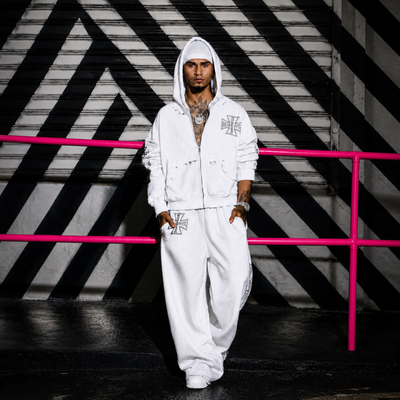 Dessertz Spring Hoodie & Pants Set Collection — Sugar Rush (White)