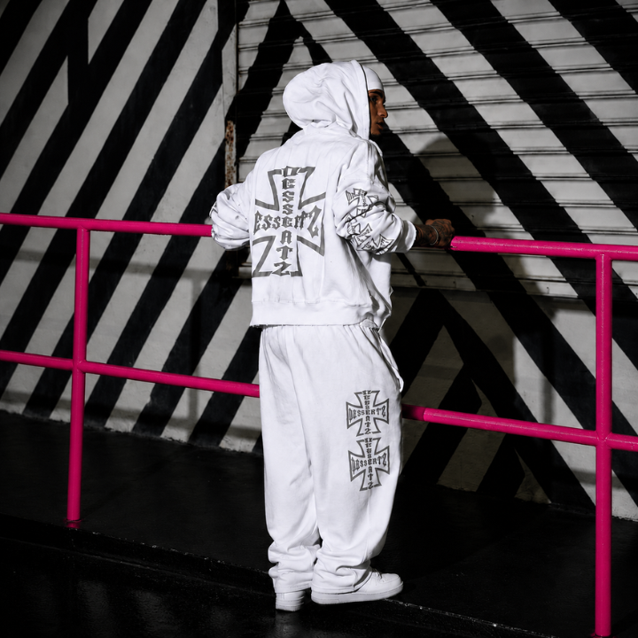 Dessertz Spring Hoodie & Pants Set Collection — Sugar Rush (White)
