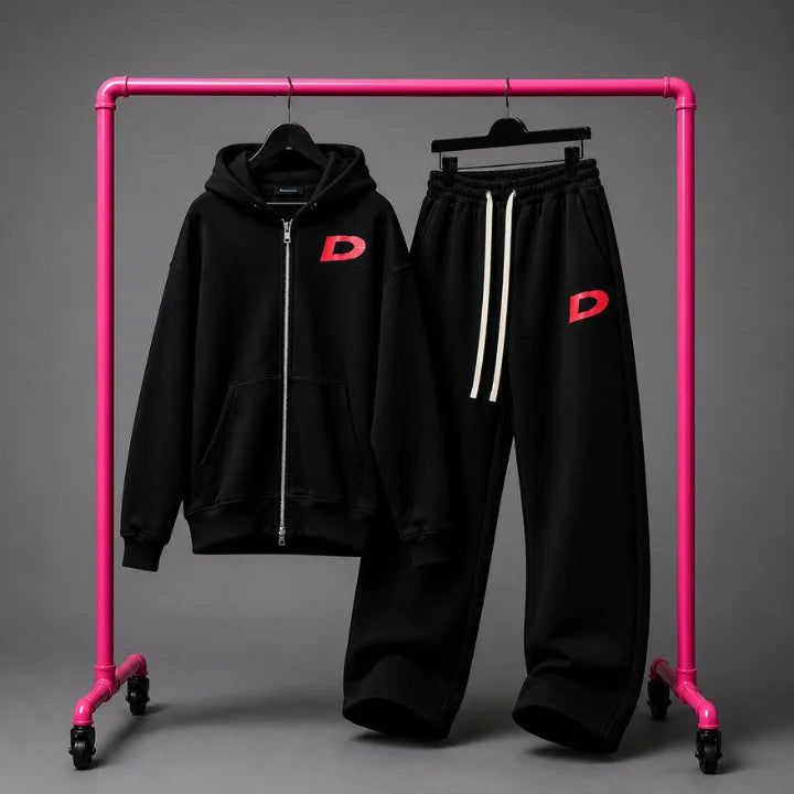 DESSERTZ SWEAT SUITE (BLACK)