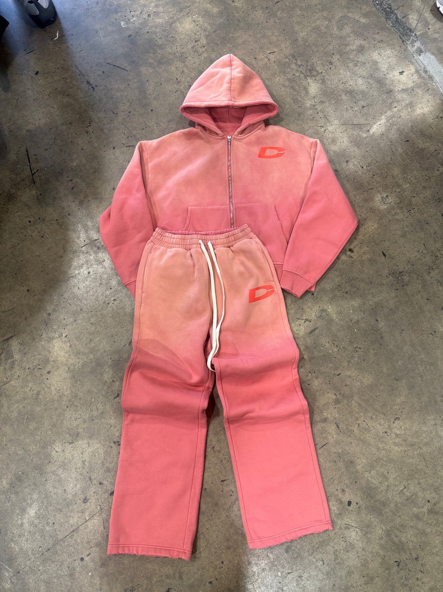 DESSERTZ SWEAT SUITE (VINTAGE PINK WASH)