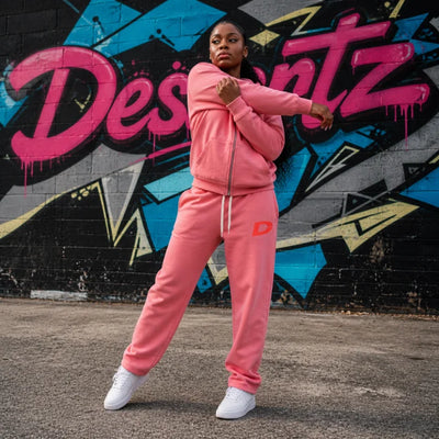 DESSERTZ SWEAT SUITE (VINTAGE PINK WASH)