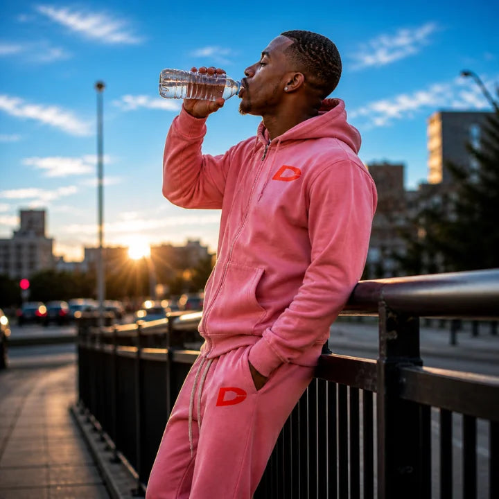 DESSERTZ SWEAT SUITE (VINTAGE PINK WASH)