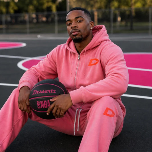 DESSERTZ SWEAT SUITE (VINTAGE PINK WASH)