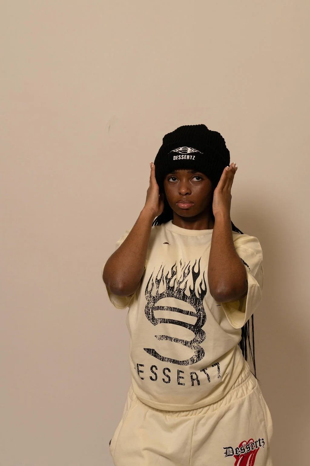 Summer Collection — SUGAR FLAME TEE — WHITE