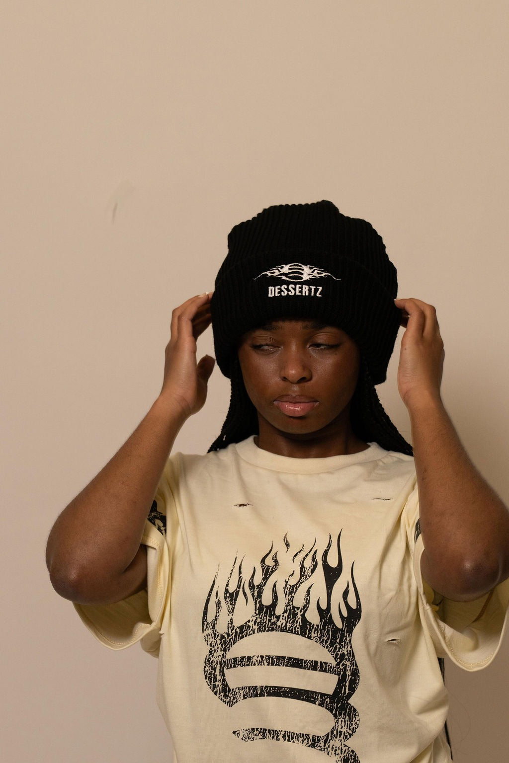 Summer Collection - Black Beanie