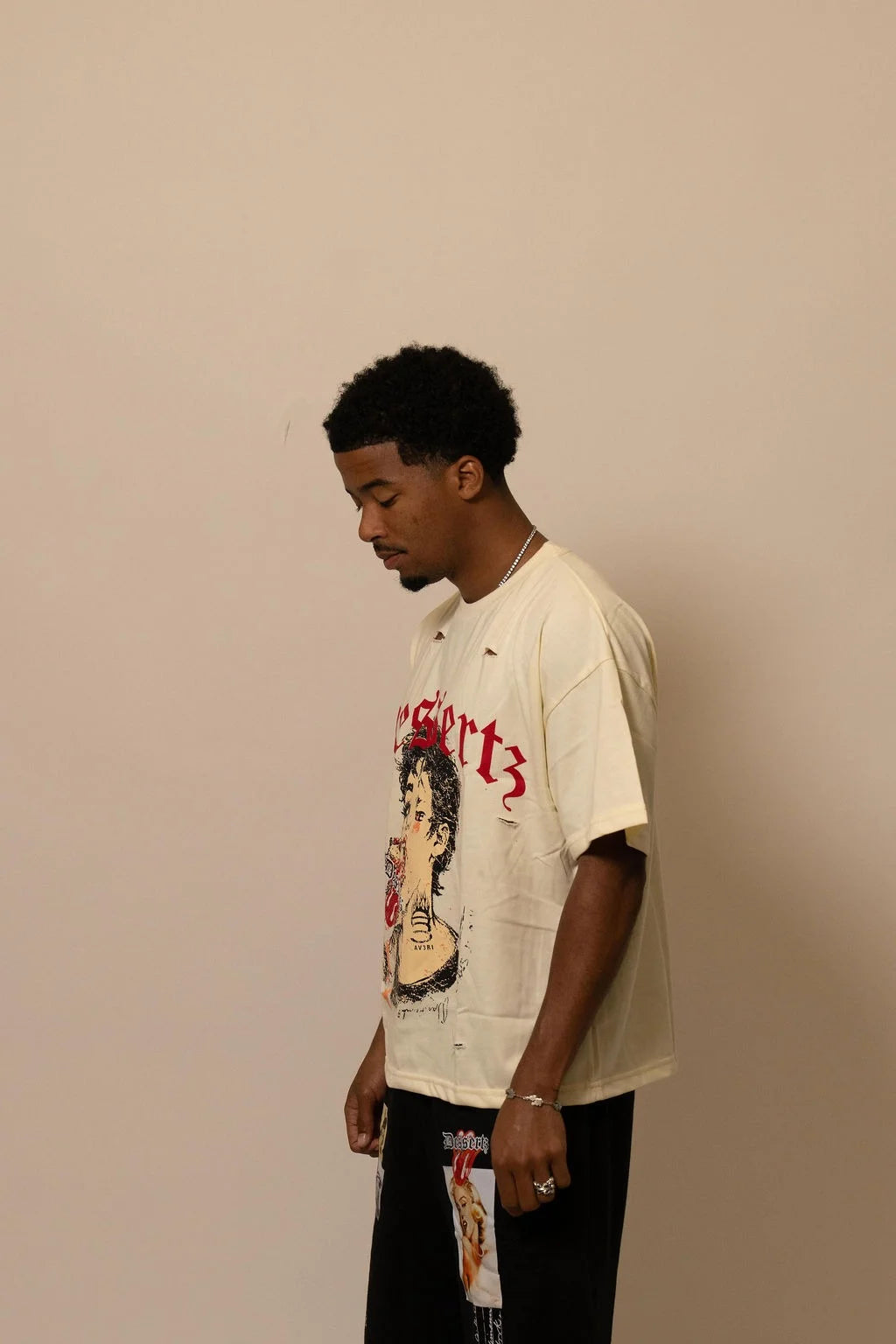 Summwe Collection - VELVET HEAT TEE - WHITE