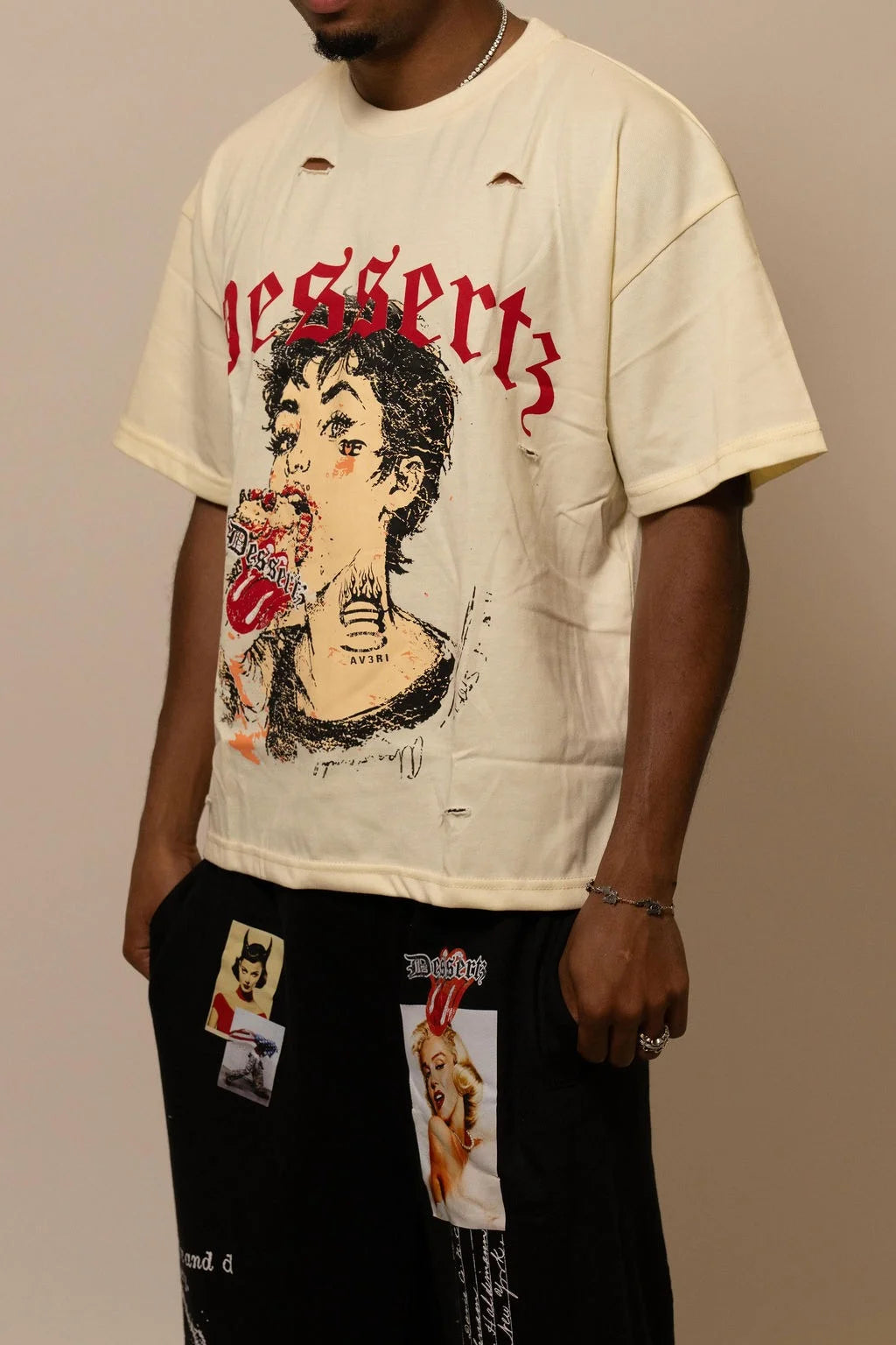 Summwe Collection - VELVET HEAT TEE - WHITE