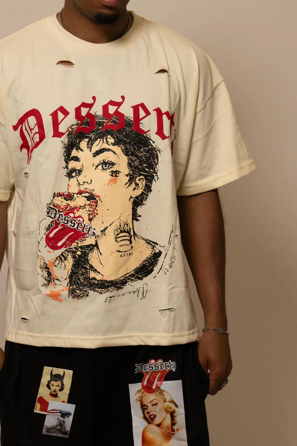 Summwe Collection - VELVET HEAT TEE - WHITE