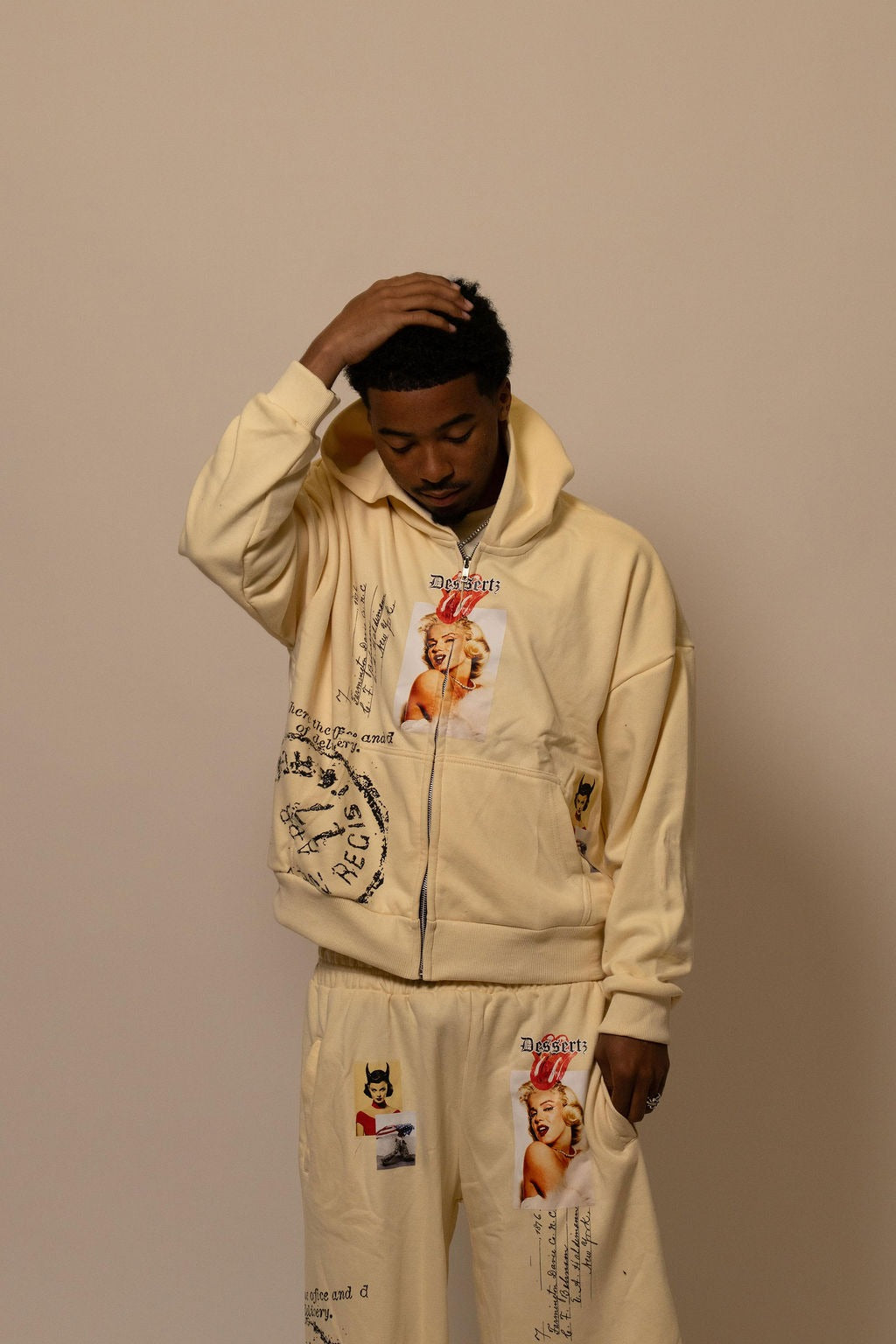 Summer Collection Hoodie & Short Set — SWEET SIN SET — WHITE