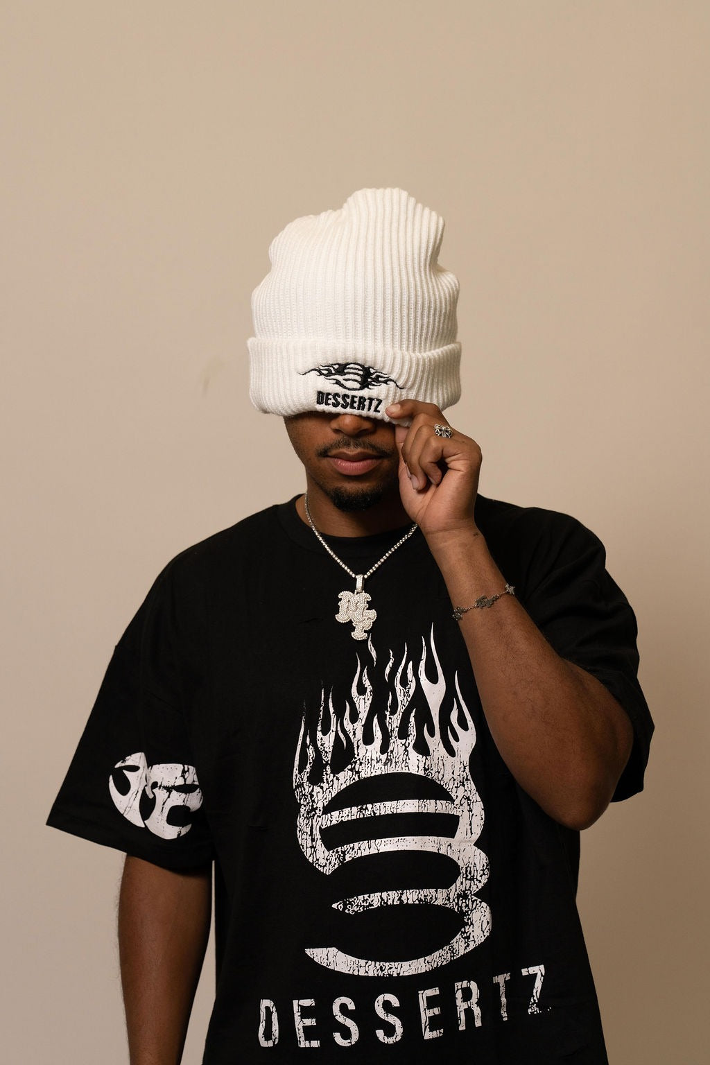 Summer Collection - White Beanie